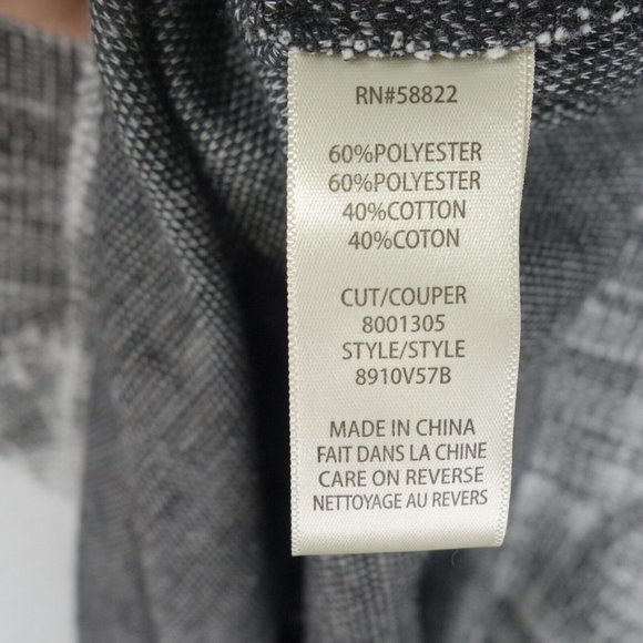 Max Studio Dress Womens Extra Small Gray Pullover Long Sleeve Stretch - Picture 8 of 8